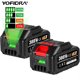 thumbnail image 2 of Batería recargable de iones de litio Yofidra de 18 V y 30 000 mAh con indicador de batería para herramientas eléctricas Makita BL1830, BL1840, BL1850 y BL186, 2 of 5