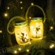 thumbnail image 1 of MLOQI 2 Pack Solar Lanterns Outdoor Hanging Lights, Butterfly Fairy in Glass Jar, Solar Garden Lights, Outdoor Decoration (Warm White) [Energy Class A, 1 of 4