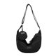 thumbnail image 1 of Large Capacity Shoulder Bag for Women Simple Nylon Messengers Bag Trend Dumplings Bag Fashiomable Casual Crossbody Bag Yellow, 1 of 4