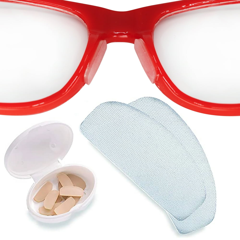 Setex Gecko Grip AntiSlip Nose Pads for Eyeglasses, (5 Clear Pair) USA