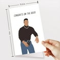 thumbnail image 2 of The Rock Engagement & Wedding Congratulations Card - Funny Dwayne Johnson Card, 2 of 6