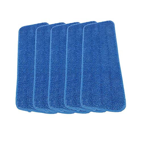 Microfiber Mop Heads For Wet/Dry Mops Comparable to Bona 18" x 4" Set of 4 
