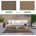 thumbnail image 4 of Outdoor Rug x Reversible Mats Outdoor Area Rug Plastic Straw Rug Geometric Rv Mat for Patio Camping Rv Picnic Backyard Deck Balcony Porch Beach Trailer ( ), 4 of 7