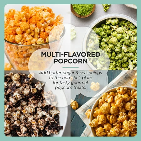 Elite Gourmet - 3Qt. Popcorn Popper - Mint