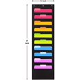 thumbnail image 2 of 2 Pack Heavy Duty Storage Pocket Chart with 10 Pockets, 6 Over Door Hangers Included, Hanging Wall File Organizer, 2 of 5