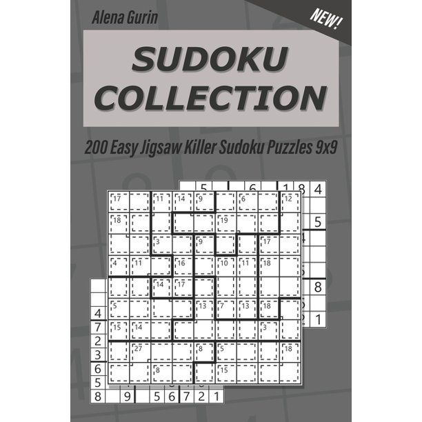 Jigsaw Killer Sudoku Sudoku Collection 200 Easy Jigsaw Killer Sudoku