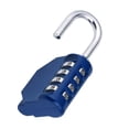thumbnail image 1 of Combination Padlocks, 4 Digit Locker Padlocks For Gym Lockers, School Locker, Weatherproof Outdoor Padlock Fence - Jxlgv, 1 of 5