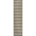 thumbnail image 3 of JONATHAN Y TUSCAN SUN 2 x 8 Runner Rug, Bo Farmhouse Wide Stripe - Brown/Natural, TSN101A-28, 3 of 9