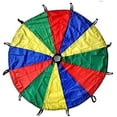thumbnail image 4 of Juguete de paracaídas Play Parachute GSi para niños Rainbow de 12 pies con bolsa, 4 of 7