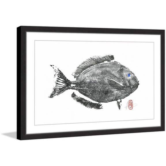"Black Tang" Framed Painting Print