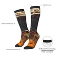thumbnail image 4 of Fuzoiu Astronaut Exploring Mars Print Adult Stockings,Crew Socks,Unisex Fashion Socks, Casual Sports Socks,Comfortable Crew Socks for Everyday Wear and Sports, 4 of 6