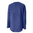 thumbnail image 4 of RQYYD Fluffy Fleece Pullover Tops for Women Fuzzy Sherpa Jumper Sweatshirt Winter Ladies Warm Basic Shirt Tops with Pocket, 4 of 5