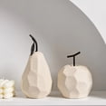 thumbnail image 6 of Nordic Sculpture Figurines for Interior Office Desk Accessories Home Decor Pear for Apple Ceramic Decor Abstract Fruit Ornaments (B1), 6 of 7