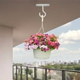 thumbnail image 2 of NOGIS 4pcs Ceiling Hooks for Hanging Plants 2.5inch Wall Mount Plant Hanger, Wall Plant Hook for Hanging Planters, Lanterns, Lights, Indoor&Outdoor Decoration Hooks (White), 2 of 7