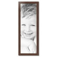 thumbnail image 2 of ArtToFrames 14" x 42" Honors Mahogany with Gold Picture Frame, 14x42 inch Brown Wood Poster Frame (WOM-5156), 2 of 7