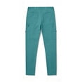 thumbnail image 7 of Women's Military Cargo Pants Solid Color With Elastic Waist Casual Clothes Pockets Full Length Pants, 7 of 7
