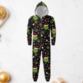 thumbnail image 4 of Conjunto de pijamas familiares a juego, cómoda ropa de dormir familiar con capucha, conjunto informal de ropa de descanso, 4 of 8