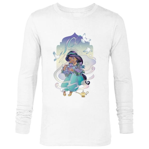 Disney 100 Platinum Princess Collection Jasmine D100 - Long Sleeve T-Shirt for Men - Customized-White