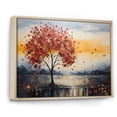 thumbnail image 2 of Designart "love Landscape Melting Hearts IV" Romantic Landscape Floater Framed Canvas Art Print, 2 of 7