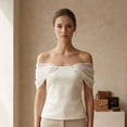 thumbnail image 6 of Hzzsbu Bridal Detachable Sleeves for Wedding Portable Shoulder Straps off Shoulder Sleeves Wedding Dress Accessories for Women, 6 of 7