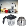 thumbnail image 4 of Stovetop Coffee Maker, Universal Portable 6 Cup Moka Pot Exquisite Appearance  For Office Use, 4 of 8