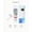 White, variant on RUBY VIBE CO FairyGlow Hair Glitter Gel for Face, Body & Hair, Non-Toxic Cosmetic Glitter, Silver, Easy-to-Wash, 1 oz