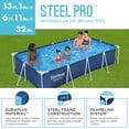 thumbnail image 2 of Bestway Steel Pro 13' x 7' x 32" Rectangular Above Ground Swimming Pool, 2 of 9