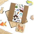 thumbnail image 3 of Plantillas de madera Nakleo 20 piezas Mascotas 9,5 x 9,5 cm, 3 of 5