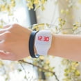 thumbnail image 4 of Flmtop Digital Watch Ultra Thin Touch TPU Comfortable Electronic Wristwatch for Students, 4 of 10
