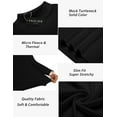thumbnail image 6 of Ekouaer Men's Mock Turtleneck Long Sleeve Turtle Neck Tops Lightweight Undershirt Thermal Sweater Shirts, 6 of 7
