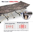 REDCAMP XL Foldable Hunting Cot for Adults, 500lbs, Portable for Camping, Outdoor, Indoor, Camo