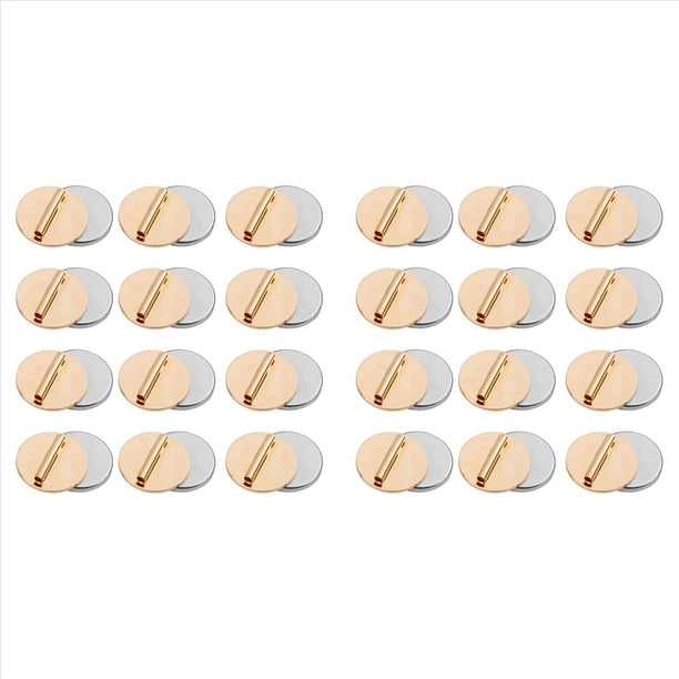 Convertidor de Broche de Mini Alfiler de 24 Piezas, Pasador de Metal MagnéTico Convertidor de Alfiler de Broche Sin DañOs para Chales Hijab de Bufanda()