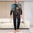 thumbnail image 6 of Pirates of The Caribbean Women Men Pajamas Zipper Onesie Jumpsuit Hooded One Piece Sleepwear, 6 of 8