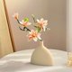 thumbnail image 5 of Ramo de flores falsas Magnolia, arreglo floral de simulación for sala de estar, centro de mesa de comedor, flores artificiales de alta calidad, 5 of 5