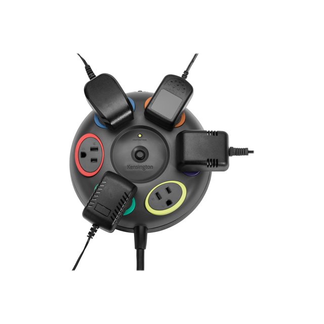 Kensington SmartSockets Table - Parasurtenseur - Connecteurs de Sortie : 6 - Amérique du Nord - Gris