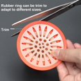 thumbnail image 4 of HILABEE Deodorant Floor Drain Core Anti-Odor Backflow Preventer for bathroom and kitchen Pink, 4 of 8