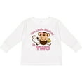 thumbnail image 3 of Inktastic Little Monkey Girl 2nd Birthday Girls Long Sleeve Toddler T-Shirt, 3 of 5