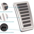 thumbnail image 4 of Cubierta de Pedal yuxing para Ram 1500 2019 2020 2021 Antideslizante Negro, 4 of 5