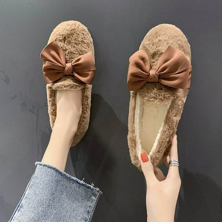 

Aueoeo Fall Boots For Women 2023 Snow Boots For Women Plush Shoes Women Winter Warm Peas Shoes Women Round Toe Comfortable Scoop Shoes