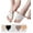 1beige1black1white1coffee1orange, variant on Womens Open Toe Half Socks Peep Toe Topper Sock for Sandal Mule Flip Flop Clogs Forefoot Liner Socks 5-9