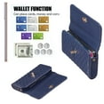thumbnail image 6 of for iPhone/Samsung/Google/OnePlus/Motorola (6.69in x 3.74in x 1.18in) Small Crossbody Cell Phone Purse for Women Cellphone Wallet Bag with Credit Card Slot (Darkblue), 6 of 8