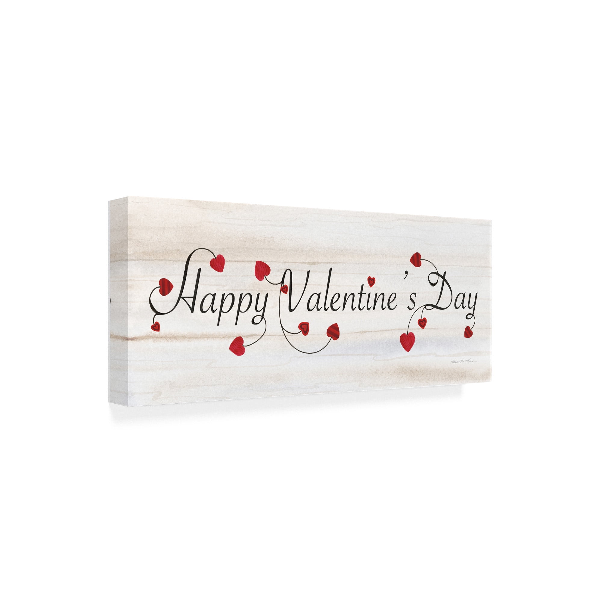 Trademark Fine Art 'Rustic Valentine Saying I' Canvas Art by Kathleen Parr McKenna