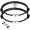black & black, variant on Sun and Moon Magnetic Couple Bracelets Attraction Friendship Bracelet