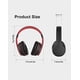 thumbnail image 2 of Auriculares Rockpapa E7 Bluetooth, Over Ear, Inalámbricos, con Micrófono Incorporado, Negro Rojo, 2 of 3