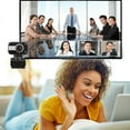 thumbnail image 5 of 480P Webcam with Microphone USB Desktop Laptop Camera Conference Video Calling Computer Camera Flexible Rotatable Clip, 5 of 9