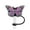 Light Purple, variant on Colorful Butterfly Silicone Straw Cover - 8.0mm Fit for StanleCup, Reusable, Dust/Leak-Proof, Lightweight, Decorative Drinking Accessory