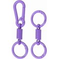 thumbnail image 1 of Keychain Clips with O Rings, Quick Release Key Chain Rings Spring Double Ring Holder, 1 of 5