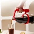 thumbnail image 2 of Multifunctional PP+TPE Beverage Bottle Handle Holder with Flow Control & Bottle Opener - American Style, Fits Round/Square/Various Sizes, Lightweight for Kitchen & Outdoor Camping, Gray/Blue/Red/Green, 2 of 6
