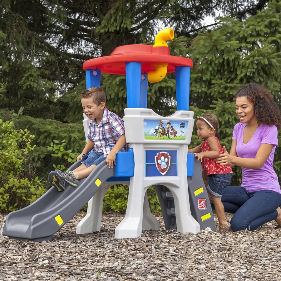Step2 Brandclub Step2 Paw Patrol Lookout Climber with Slide and Lookout Tower