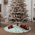 thumbnail image 4 of Disketp Daisy Floral A Christmas Tree Skirt, Christmas Tree Decorations, Christmas Decor, Tree Mat Decoration(30-48IN)-36", 4 of 6